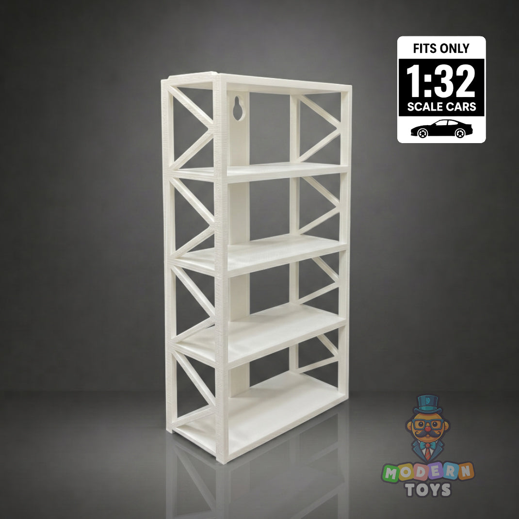 1:32 4- Rack Garage Car Wall Stand