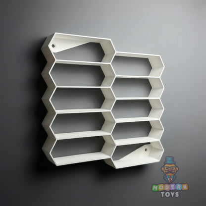 10 Rack Honeycomb Display Stand